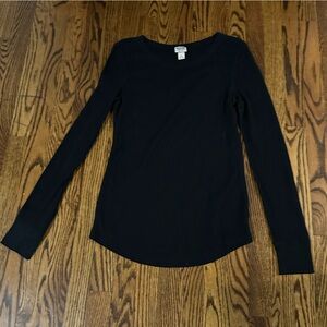 Mossimo Supply Co. Black Long Sleeve Tee